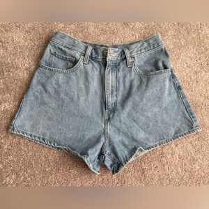 Levi’s Blue Jean Shorts with Vintage Look